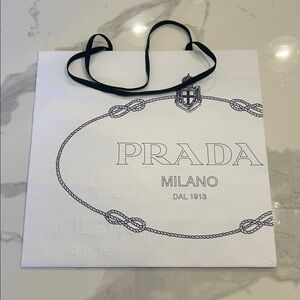 Prada shopping bag